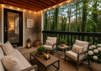 Private balcony